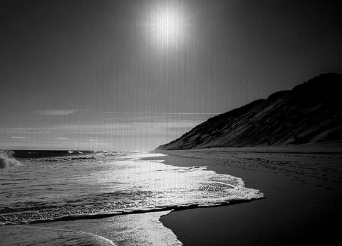 black and white photography wall art