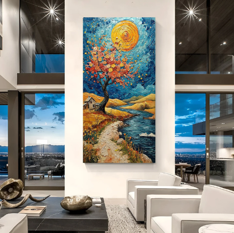 photos painted on canvas