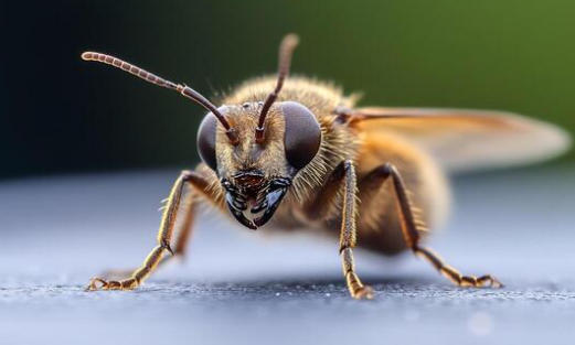 Macro photography of insects with smooth backgrounds